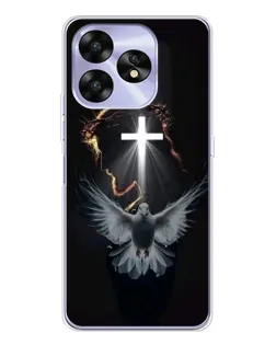 Чехол для UMIDIGI A15C с картинкой «Голубь и Свет»