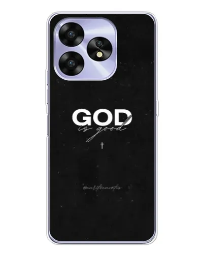 Чехол для UMIDIGI A15C с картинкой «GOD — Бог над всем»