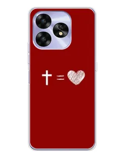 Чохол для UMIDIGI A15C з картинкою «Рівняння любові»