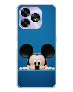 Чехол для UMIDIGI A15C с картинкой «Микки выглядывает»