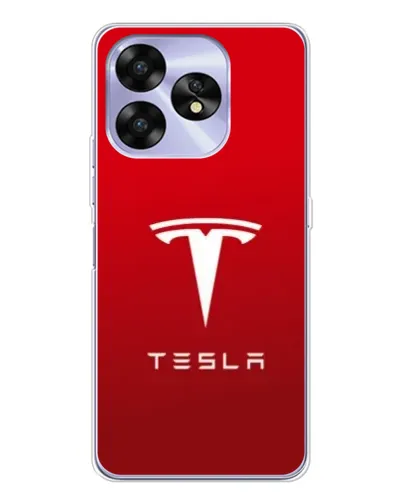 Чехол для UMIDIGI A15C с картинкой «Tesla Red Classic»