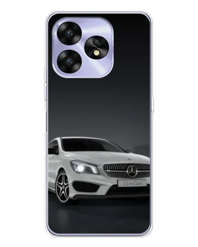 Чехол для UMIDIGI A15C с картинкой «Mercedes AMG GT Silver»