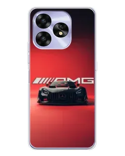 Чехол для UMIDIGI A15C с картинкой «Mercedes AMG — красная линия»