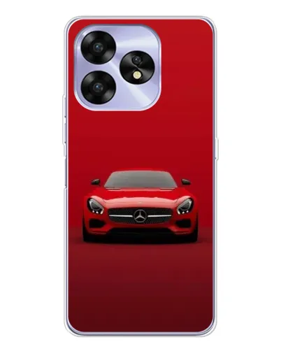 Чехол для UMIDIGI A15C с картинкой «Красный Mercedes AMG»