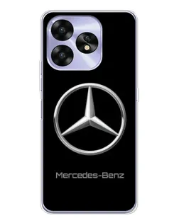 Чехол для UMIDIGI A15C с картинкой «Mercedes Silver Logo»