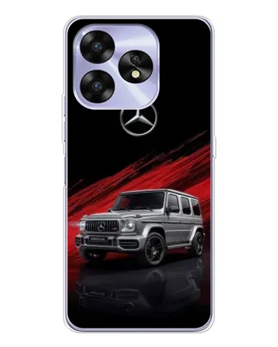 Чехол для UMIDIGI A15C с картинкой «Mercedes G-Class красный»