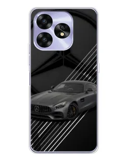 Чехол для UMIDIGI A15C с картинкой «Mercedes AMG — графика»