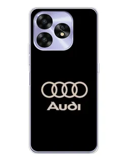 Чохол для UMIDIGI A15C з картинкою «Audi — золотий логотип»