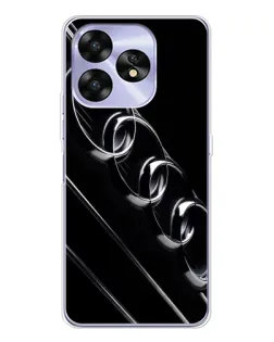 Чохол для UMIDIGI A15C з картинкою «Audi — абстрактні кільця»