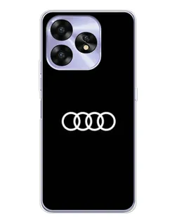 Чохол для UMIDIGI A15C з картинкою «Audi White Logo»