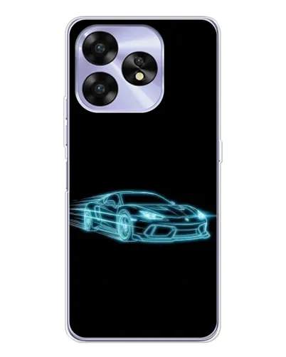 Чехол для UMIDIGI A15C с картинкой «Неоновый контур Lamborghini» Чехол для UMIDIGI A15C с картинкой «Неоновый контур Lamborghini»