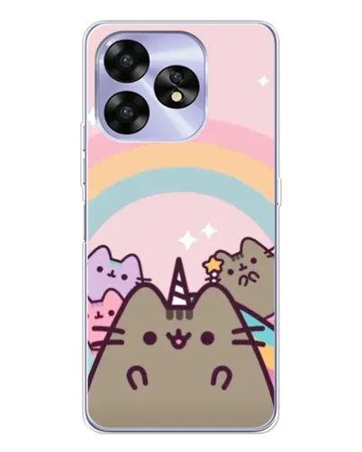 Чехол для UMIDIGI A15C с картинкой «Единорог Pusheen»