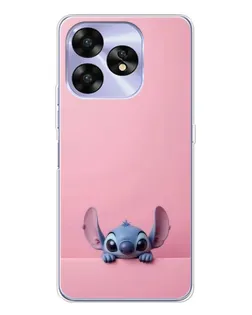 Чехол для UMIDIGI A15C с картинкой «Stitch выглядывает»