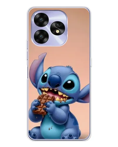 Чохол для UMIDIGI A15C з картинкою «Стіч їсть шоколад»