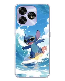 Чехол для UMIDIGI A15C с картинкой «Стич на волне»