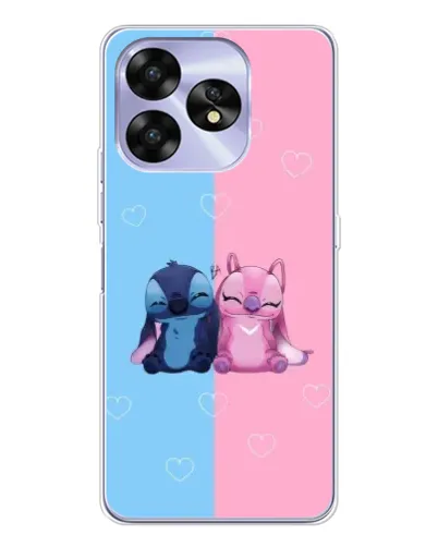 Чохол для UMIDIGI A15C з картинкою «Stitch та Angel Love»