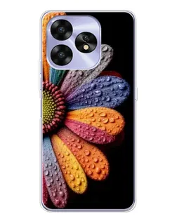 Чехол для UMIDIGI A15C с картинкой «Радужный цветок»
