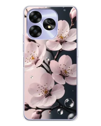 Чехол для UMIDIGI A15C с картинкой «Нежная сакура и капли» Чехол для UMIDIGI A15C с картинкой «Нежная сакура и капли»