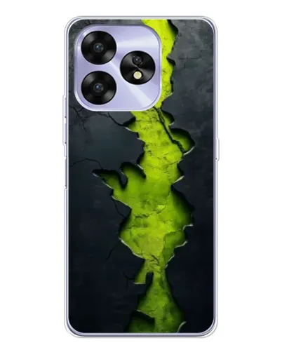 Чехол для UMIDIGI A15C с картинкой «Салатовый разлом скалы» Чехол для UMIDIGI A15C с картинкой «Салатовый разлом скалы»