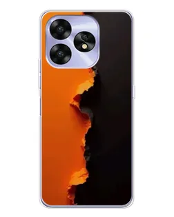 Чехол для UMIDIGI A15C с картинкой «Оранжевый разлом»
