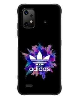 Чехол для UMIDIGI Bison X20 с картинкой «Взрыв красок Adidas»