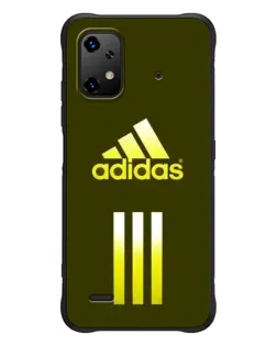 Чехол для UMIDIGI Bison X20 с картинкой «Оливковый градиент Adidas»