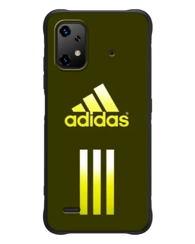 Чехол для UMIDIGI Bison X20 с картинкой «Оливковый градиент Adidas»