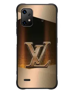 Чехол для UMIDIGI Bison X20 с картинкой «LV — золотое сияние»