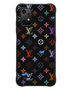 Чехол для UMIDIGI Bison X20 с картинкой «Цветная монограмма LV»