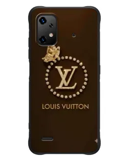 Чехол для UMIDIGI Bison X20 с картинкой «LV — золотая печать»