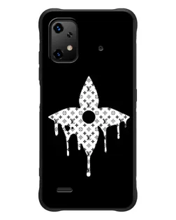 Чехол для UMIDIGI Bison X20 с картинкой «Цветочная монограмма»