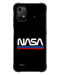 Чехол для UMIDIGI Bison X20 с картинкой «NASA — классика Red Blue» Чехол для UMIDIGI Bison X20 с картинкой «NASA — классика Red Blue»
