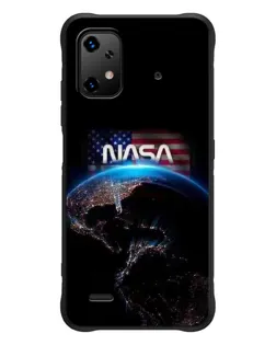 Чехол для UMIDIGI Bison X20 с картинкой «Земля из космоса NASA»