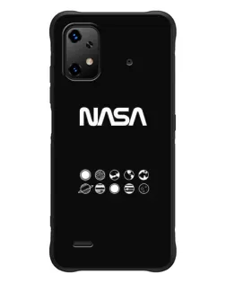 Чехол для UMIDIGI Bison X20 с картинкой «NASA — технический принт»