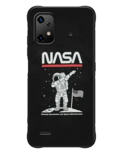Чехол для UMIDIGI Bison X20 с картинкой «NASA — шагаем по Луне»