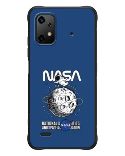 Чехол для UMIDIGI Bison X20 с картинкой «NASA — лунная миссия»