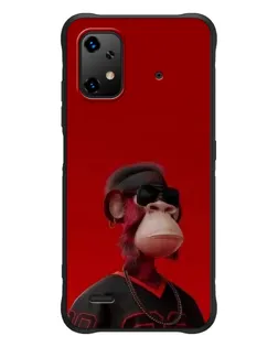 Чехол для UMIDIGI Bison X20 с картинкой «Bored Ape в красном» Чехол для UMIDIGI Bison X20 с картинкой «Bored Ape в красном»