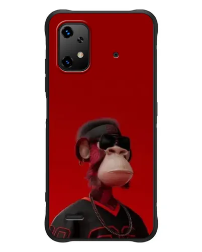 Чехол для UMIDIGI Bison X20 с картинкой «Bored Ape в красном» Чехол для UMIDIGI Bison X20 с картинкой «Bored Ape в красном»