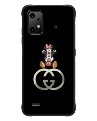 Чехол для UMIDIGI Bison X20 с картинкой «Минни Маус на лого»