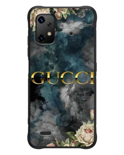 Чехол для UMIDIGI Bison X20 с картинкой «Абстрактные цветы Gucci»