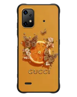 Чехол для UMIDIGI Bison X20 с картинкой «Gucci — золотые бабочки» Чехол для UMIDIGI Bison X20 с картинкой «Gucci — золотые бабочки»