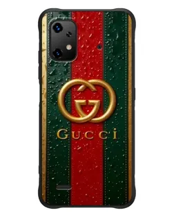 Чехол для UMIDIGI Bison X20 с картинкой «Gucci — фирменная полоса и золото» Чехол для UMIDIGI Bison X20 с картинкой «Gucci — фирменная полоса и золото»