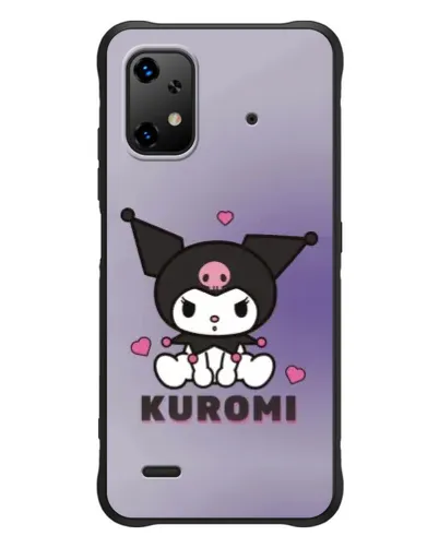 Чехол для UMIDIGI Bison X20 с картинкой «Kuromi — фиолетовый арт»