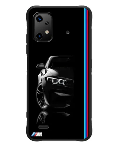Чехол для UMIDIGI Bison X20 с картинкой «Силуэт BMW в темноте»