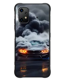 Чехол для UMIDIGI Bison X20 с картинкой «BMW в дыму»