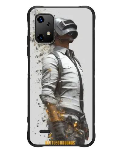 Чехол для UMIDIGI Bison X20 с картинкой «PUBG — боец в пыли»
