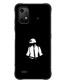 Чехол для UMIDIGI Bison X20 с картинкой «PUBG — белый шлем»