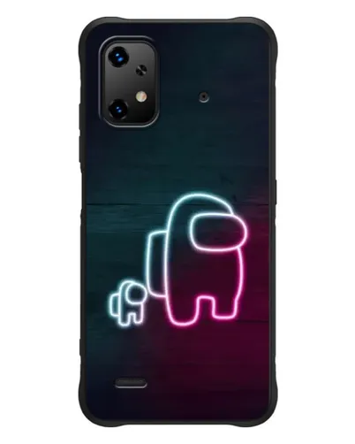 Чехол для UMIDIGI Bison X20 с картинкой «Among Us неон-арт» Чехол для UMIDIGI Bison X20 с картинкой «Among Us неон-арт»