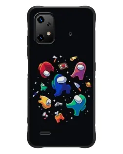 Чехол для UMIDIGI Bison X20 с картинкой «Among Us космос»