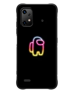 Чехол для UMIDIGI Bison X20 с картинкой «Among Us градиент»